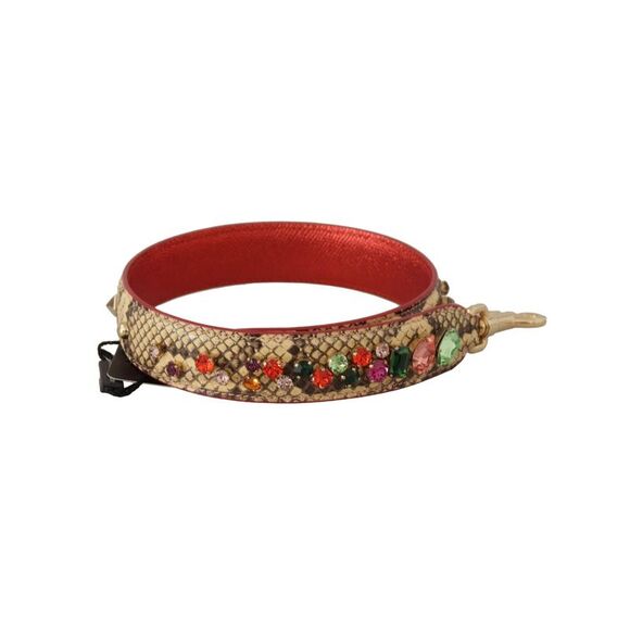 Dolce & Gabbana | Other | Dolce Gabbana Exotic Leather Crystals ...